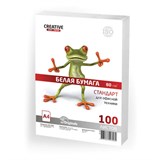 Бумага офисная А4, 80 г/м2, 100 л., СТУДЕНЧЕСКАЯ, CREATIVE, Россия, 146% (CIE), БС 100 110520