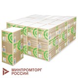 Полотенца бумажные 250 шт. FOCUS (Система H2) Eco, 1-слойные, белые, КОМПЛЕКТ 12 пачек, 24х21,5, Z-сложение, 5083814/5069958 112154