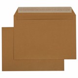 Конверты С4 (229х324 мм) КРАФТ, отрывная лента, 100 г/м2, КОМПЛЕКТ 250 шт., 122135 112175
