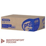 Полотенца бумажные 200 шт., PROtissue (H3) PREMIUM, 2-слойные, белые, КОМПЛЕКТ 20 пачек, 22х21 см, V-сложение, С197, C197 114334