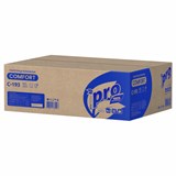 Полотенца бумажные 250 шт., PROtissue (H3) COMFORT, 1-слойные, белые, КОМПЛЕКТ 20 пачек, 22x21, V-сложение, C193 115365