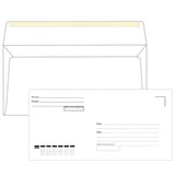 Конверты Е65 (110х220 мм), клей, "Куда-Кому", 80 г/м2, КОМПЛЕКТ 1000 шт. 124391