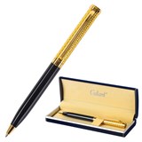 Ручка подарочная шариковая GALANT "Empire Gold", корпус черный с золотистым, золотистые детали, пишущий узел 0,7 мм, синяя, 140960 140960