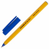 Ручка шариковая SCHNEIDER Tops 505 F, СИНЯЯ, корпус желтый, узел 0,8 мм, линия письма 0,4 мм, 150503 141216