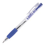 Ручка шариковая автоматическая с грипом STAFF Basic BPR-820, СИНЯЯ, узел 0,7 мм, линия письма 0,35 мм, 142820 142820