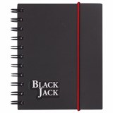 Блокнот МАЛЫЙ ФОРМАТ А6 105х148 мм, 150 л., гребень, пластик, клетка, BRAUBERG, "Black Jack", 125388 125388 Блокнот МАЛЫЙ ФОРМАТ А6 105х148 мм, 150 л., гребень, пластик, клетка, BRAUBERG, "Black Jack", 125388 125388