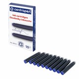 Картриджи чернильные СИНИЕ CENTROPEN, КОМПЛЕКТ 10 шт., 1 0019 1002 140998