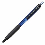 Ручка шариковая масляная автоматическая с грипом UNI (Япония) "JetStream", СИНЯЯ, узел 0,7 мм, линия письма 0,35 мм, SXN-101-07, SXN-101-07 BLUE 142594