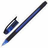Ручка шариковая масляная с грипом UNI (Япония) "JetStream", СИНЯЯ, корпус синий, узел 0,7 мм, линия письма 0,35 мм, SX-101-07 BLUE 142595