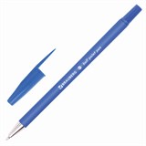 Ручка шариковая BRAUBERG Capital-X, СИНЯЯ, корпус soft-touch синий, узел 0,7 мм, линия письма 0,35 мм, 143341 143341