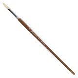 Кисть художественная профессиональная BRAUBERG ART CLASSIC, щетина, круглая, № 10, длинная ручка, 200711 200711