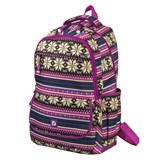 Рюкзак BRAUBERG CANVAS универсальный, 2 отделения, "Фиолетовые узоры", канвас, 47х32х14 см, 227069 227069