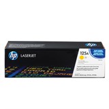 Картридж лазерный HP (CB542A) ColorLJ CP1215/CP1515N и др, №125A, желтый, оригинальный, ресурс 1400 страниц 360556