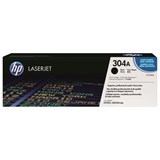 Картридж лазерный HP (CC530A) ColorLaserJet CP2025/CM2320, №304A, черный, оригинальный, ресурс 3500 страниц 360625