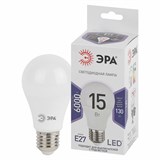 Лампа светодиодная ЭРА STD, 15 (130) Вт, цоколь E27, груша, холодный белый свет, 35000 ч., LED A60-15W-860-E27, Б0031396 457668