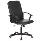 Кресло офисное BRABIX Simple EX-521, компактная упаковка, экокожа, черное, 532103 532103