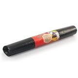Мешки для мусора 120 л, черные, в рулоне 10 шт., ПВД, 25 мкм, 68х102 см, ЭКОНОМ, КОНЦЕПЦИЯ БЫТА EcoClean 601754