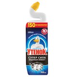 Средство для сантехники/уборки туалета 900 мл, ТУАЛЕТНЫЙ УТЕНОК Супер Сила Видимый Эффект 608011