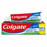 Зубная паста 150 мл COLGATE "Натуральная мята", тройное действие, с фторидом, 6920354806926 609057