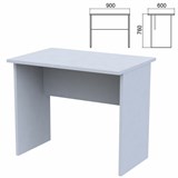 Стол письменный "Арго", 900х600х760 мм, серый 641240