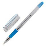 Ручка шариковая масляная с грипом BRAUBERG i-Rite GT SKY, СИНЯЯ, голубые детали, узел 0,4 мм, 143299 143299