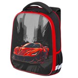 Ранец BRAUBERG KIDS START, 1 отделение, 2 кармана, "Red car", 35х26х13 см, 272091 272091