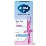 Прокладки женские ежедневные 40 шт., AURA Premium ультратонкие LIGHT 701703