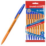 {{productViewItem.photos[photoViewList.activeNavIndex].Alt || productViewItem.photos[photoViewList.activeNavIndex].Description || 'Ручки шариковые ERICH KRAUSE R-301 &quot;Stick Orange&quot;, СИНИЕ, набор 8 штук, 0,7 мм, 56614'}}