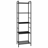 {{photo.Alt || photo.Description || 'Стеллаж на металлокаркасе &quot;Валенсия-15&quot;, 455х300х1555 мм, 5 полок, черный'}}