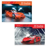 {{photo.Alt || photo.Description || 'Альбом для рисования А4 20 л., скоба, обложка картон, BRAUBERG, 202х285 мм, &quot;Автомир&quot; (2 вида), 105604'}}