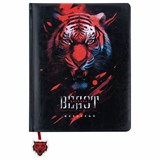 {{photo.Alt || photo.Description || 'Дневник 1-11 класс 48 л., кожзам (твердая с поролоном), печать, ляссе с аппликацией, BRAUBERG, &quot;Тигр&quot;, 106957'}}