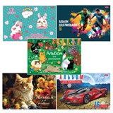 {{photo.Alt || photo.Description || 'Альбом для рисования А4 16 л., скоба, обложка картон, HATBER, 205х290 мм, Ассорти &quot;Выпуск №3&quot;, 085131, 16А4В'}}