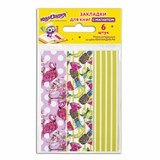 {{photo.Alt || photo.Description || 'Закладки для книг с магнитом &quot;ТРОПИКИ&quot;, набор 6 шт., блестки, 25x196 мм, ЮНЛАНДИЯ, 111637'}}