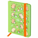 {{photo.Alt || photo.Description || 'Блокнот с резинкой в клетку 96 л., МАЛЫЙ ФОРМАТ А6, 109х148 мм, твердая обложка, ЮНЛАНДИЯ, &quot;Капибары&quot;, 116337'}}