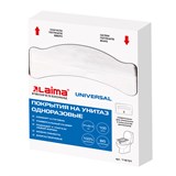 {{photo.Alt || photo.Description || 'Покрытия на унитаз UNIVERSAL, 1/4 сложения, LAIMA, 14 г/м2, КОМПЛЕКТ 100 шт., 37х42,5 см, 116731'}}