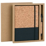 {{photo.Alt || photo.Description || 'Блокнот в наборе с ручкой А5, 145х213 мм, BRAUBERG "Cork", под кожу, ЭКО обложка, 80 листов, черный, 116865'}}