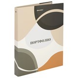 {{photo.Alt || photo.Description || 'Папка-портфолио универсальная, 4 кольца, 20 файлов, 7БЦ матовая, BRAUBERG &quot;Abstraction&quot;, 117555'}}