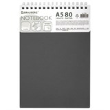 {{photo.Alt || photo.Description || 'Блокнот А5, 80 л., силиконовый гребень, обложка пластик, клетка, BRAUBERG, серый, 117562'}}