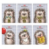 {{photo.Alt || photo.Description || 'Блокнот МАЛЫЙ ФОРМАТ А6, 40 л., гребень, картон, клетка, HATBER, &quot;Хорошо быть ёжиком&quot;, 080472, 40Б6В1гр'}}