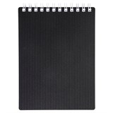 {{photo.Alt || photo.Description || 'Блокнот МАЛЫЙ ФОРМАТ А7, 80 л., гребень, обложка пластик &quot;VELVET&quot;, клетка, HATBER, черный, 081561, 80Б7В1гр_01601'}}