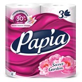 {{photo.Alt || photo.Description || 'Бумага туалетная бытовая, спайка 4 шт., 3-слойная (4х16,5 м), PAPIA, аромат &quot;Таинственный сад&quot;, 5080741'}}