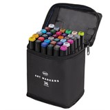 {{photo.Alt || photo.Description || 'Маркеры для скетчинга двусторонние, НАБОР 36 шт., текстильный чехол, WBZ (ВБЗ), 152572'}}