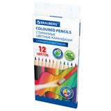 {{photo.Alt || photo.Description || 'Карандаши цветные стираемые с ластиком BRAUBERG, 12 цветов, шестигранные, 182070'}}