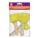 {{photo.Alt || photo.Description || 'Кисть-спонж для рисования художественный, набор 5 штук, BRAUBERG ART DEBUT, 201089'}}