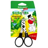 {{photo.Alt || photo.Description || 'Ножницы 130 мм с цветной печатью &quot;Далматин&quot;, чёрно-белые, закругленные, BRAUBERG KIDS, 232276'}}