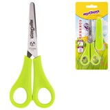 {{photo.Alt || photo.Description || 'Ножницы ЮНЛАНДИЯ, 135 мм, с линейкой и футляром для лезвий, салатовые, блистер, 237109'}}