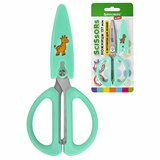 {{photo.Alt || photo.Description || 'Ножницы 137 мм, резиновые рукоятки, пастельный мятный, чехол на лезвии, BRAUBERG KIDS, 238354'}}