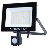 {{photo.Alt || photo.Description || 'Прожектор светодиодный с датчиком движения 50 Вт, 6500 К, 4000 Лм, 50 м2, IP65, 187х176х51 мм, черный, SONNEN, 238418'}}