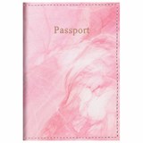 {{photo.Alt || photo.Description || 'Обложка для паспорта искусственная кожа, принт &quot;Soft Marble&quot;, пудрово-розовый, STAFF, 238870'}}