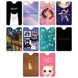 {{photo.Alt || photo.Description || 'Обложка-карман для карт и пропусков с вырезом &quot;Cool Mix&quot;, 95х65 мм, 10 дизайнов ассорти, ПВХ, STAFF, 238878'}}